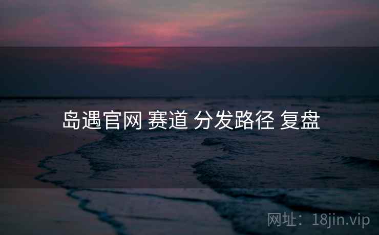 岛遇官网 赛道 分发路径 复盘