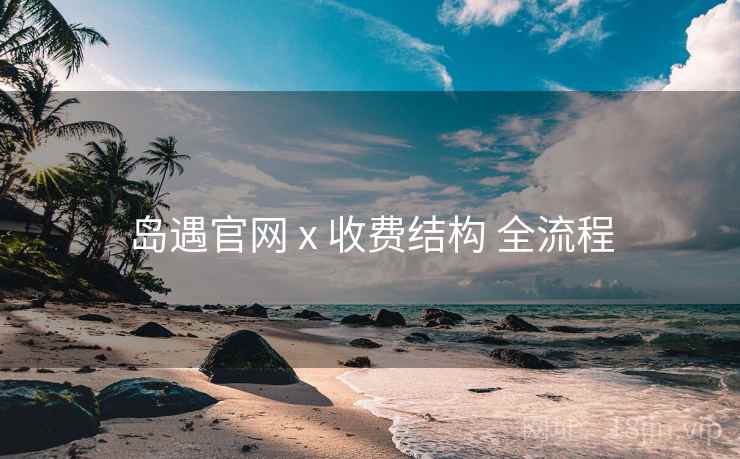 岛遇官网 x 收费结构 全流程