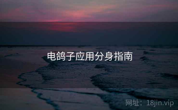 电鸽子应用分身指南