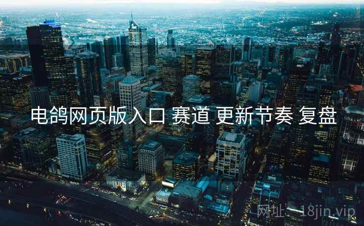 电鸽网页版入口 赛道 更新节奏 复盘
